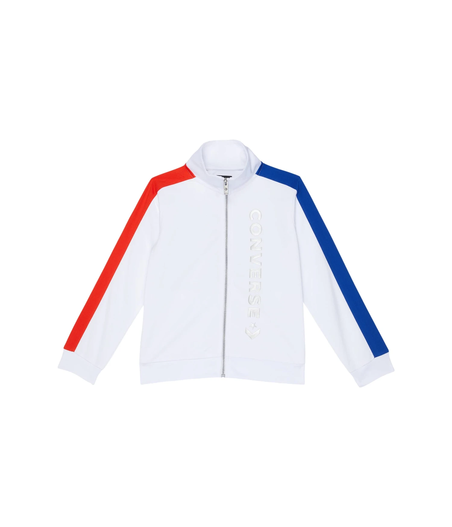 Converse Kids Asymmetrical Color-Block Jacket (Big Kids) 1 Converse Kids Asymmetrical Color-Block Jacket (Big Kids)