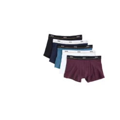 BOSS 5-Pack Bold Logo Cotton Stretch Trunks