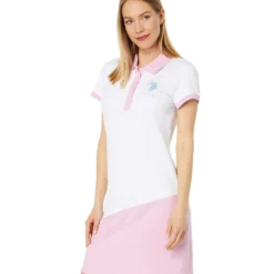 U.S. POLO ASSN. Color-Blocked Polo Dress