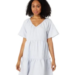 Madewell Linen-Blend Lorelei Mini Dress
