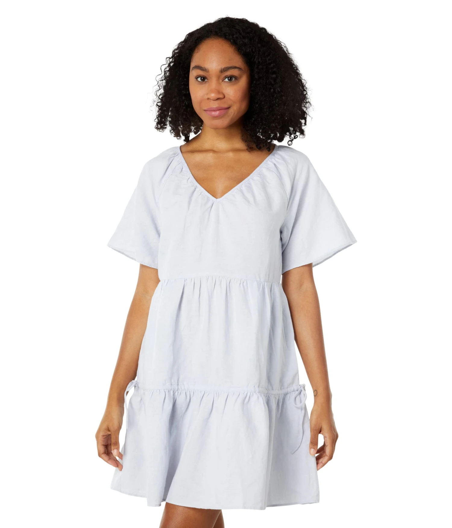 Madewell Linen-Blend Lorelei Mini Dress 1 Madewell Linen-Blend Lorelei Mini Dress
