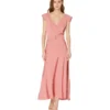 Ted Baker Noemi V-Neck Bias Cut Midi Dress