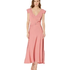 Ted Baker Noemi V-Neck Bias Cut Midi Dress