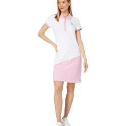 U.S. POLO ASSN. Color-Blocked Polo Dress -Cheap Styleocity Store 6175w 8gI6L