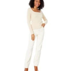Madewell Alderney Square-Neck Sweater -Cheap Styleocity Store 61OEtCF285L