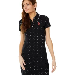 U.S. POLO ASSN. Dot Polo Dress