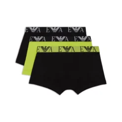 Emporio Armani Bold Monogram 3-Pack Trunks