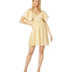 MOON RIVER Flutter Sleeve Mini Dress -Cheap Styleocity Store 61YXnBW42L