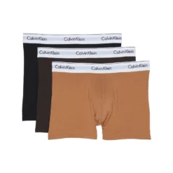 Calvin Klein Underwear Modern Cotton Stretch Naturals Boxer Brief 3-Pack