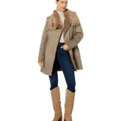 Calvin Klein Asymmetrical Faux Shearling -Cheap Styleocity Store 61egaaUczbL