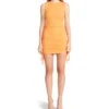 Steve Madden Smokeshow Sleeveless Adjustable Rib Knit Mini Dress