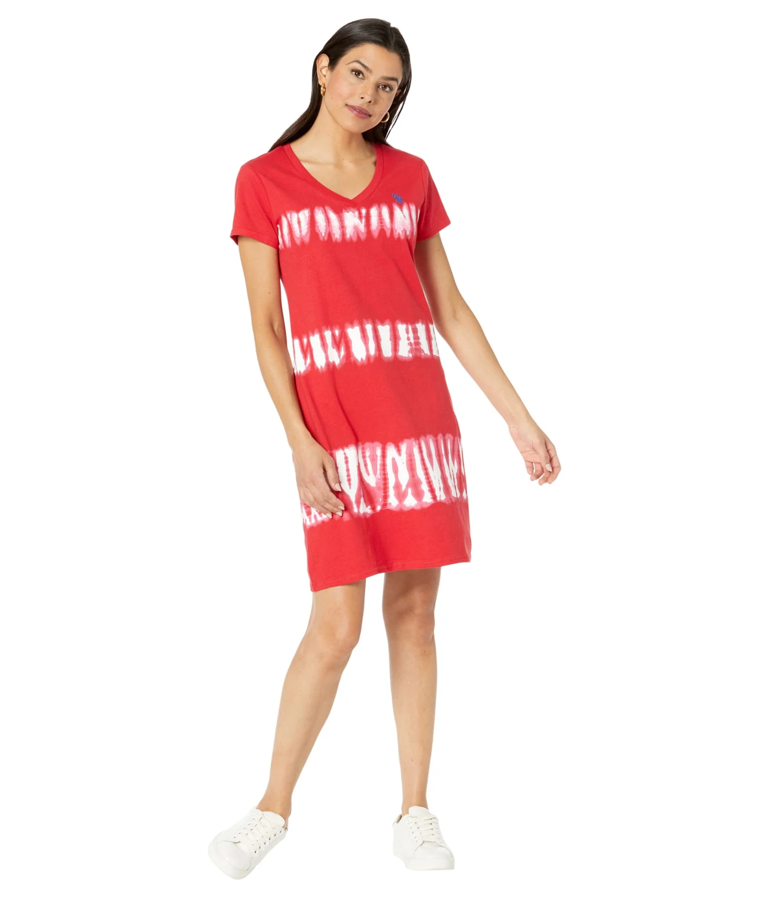 U.S. POLO ASSN. Tie-Dye Stripe Sneaker Dress 4 U.S. POLO ASSN. Tie-Dye Stripe Sneaker Dress - Image 4