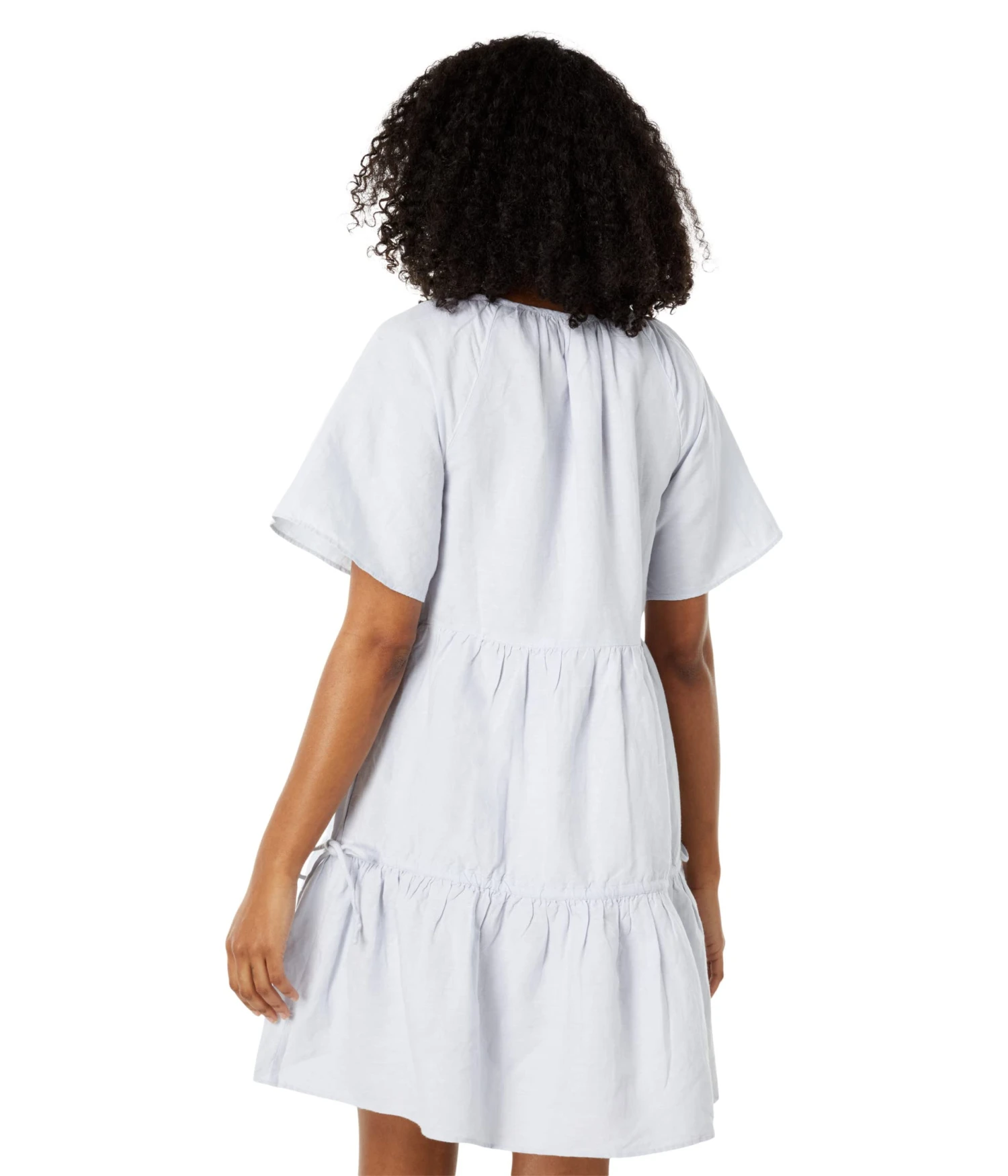 Madewell Linen-Blend Lorelei Mini Dress 2 Madewell Linen-Blend Lorelei Mini Dress - Image 2