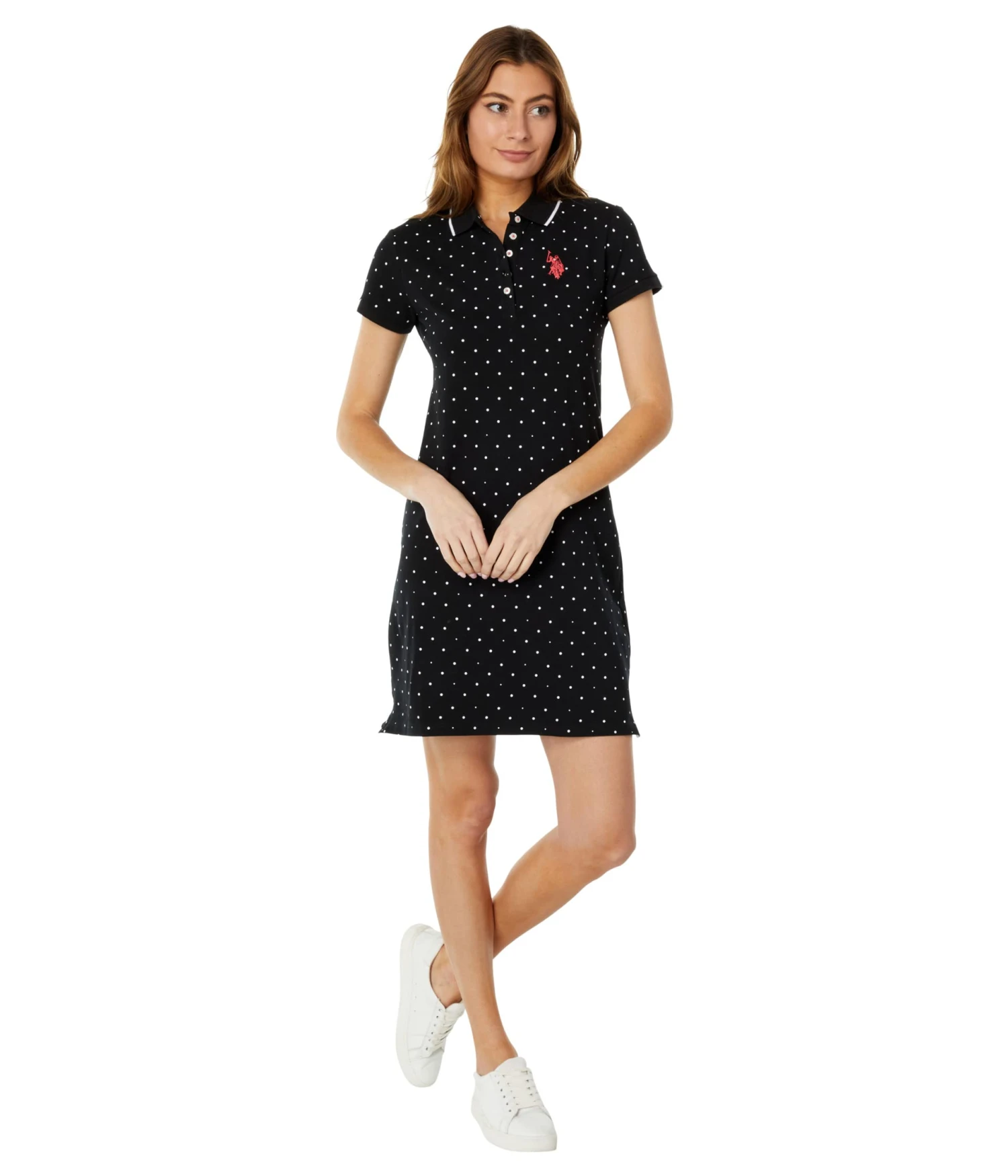 U.S. POLO ASSN. Dot Polo Dress 4 U.S. POLO ASSN. Dot Polo Dress - Image 4