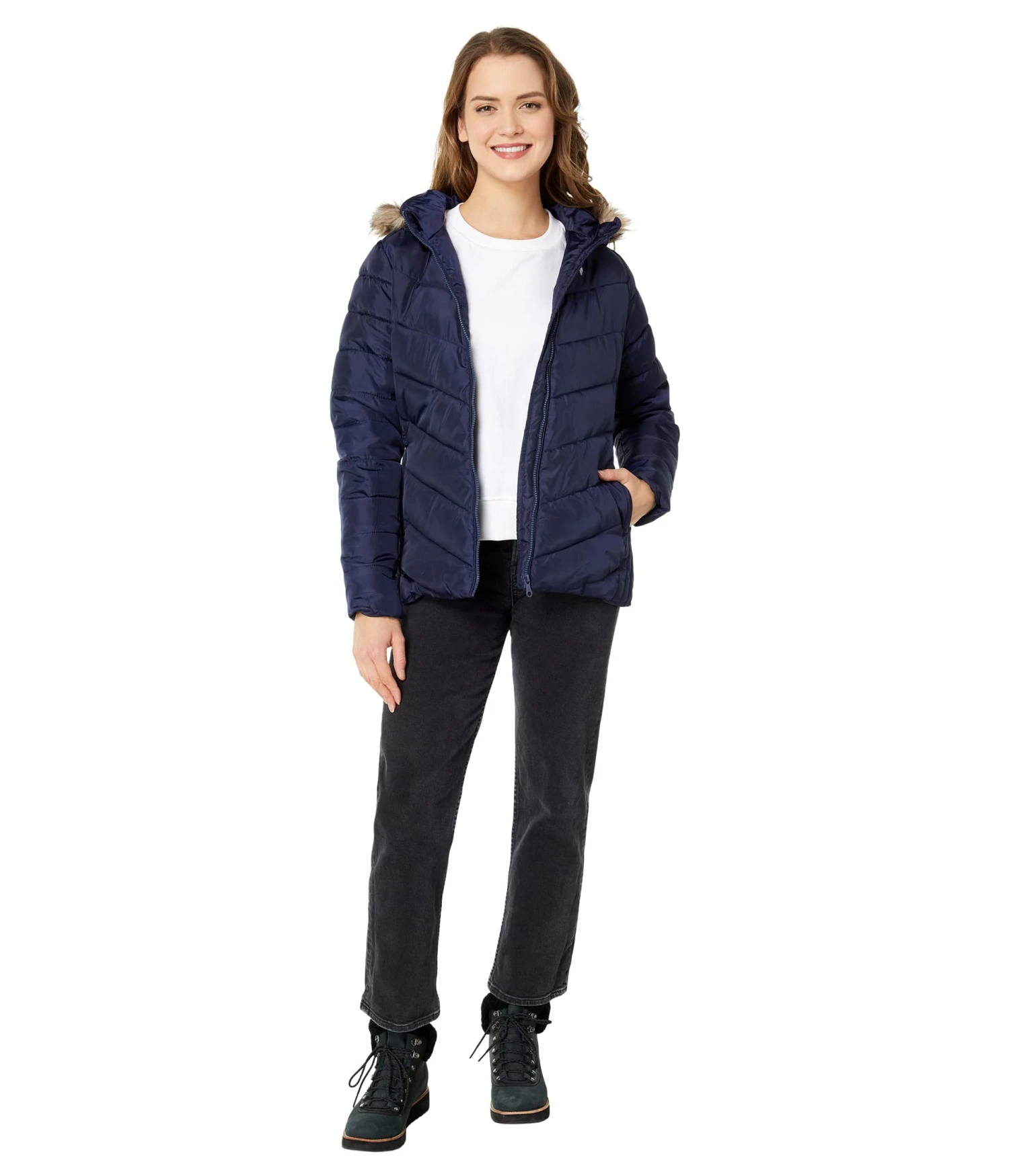 U.S. POLO ASSN. Faux Fur Hood Puffer Jacket 4 U.S. POLO ASSN. Faux Fur Hood Puffer Jacket - Image 4