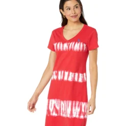 U.S. POLO ASSN. Tie-Dye Stripe Sneaker Dress