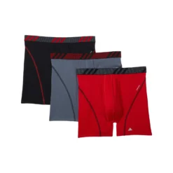 Adidas Sport Performance Mesh Boxer Brief Underwear 3-Pack