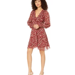 BCBGeneration Deep V-Neck Skater Dress - W1WX5D21 -Cheap Styleocity Store 714DLAbvtIL