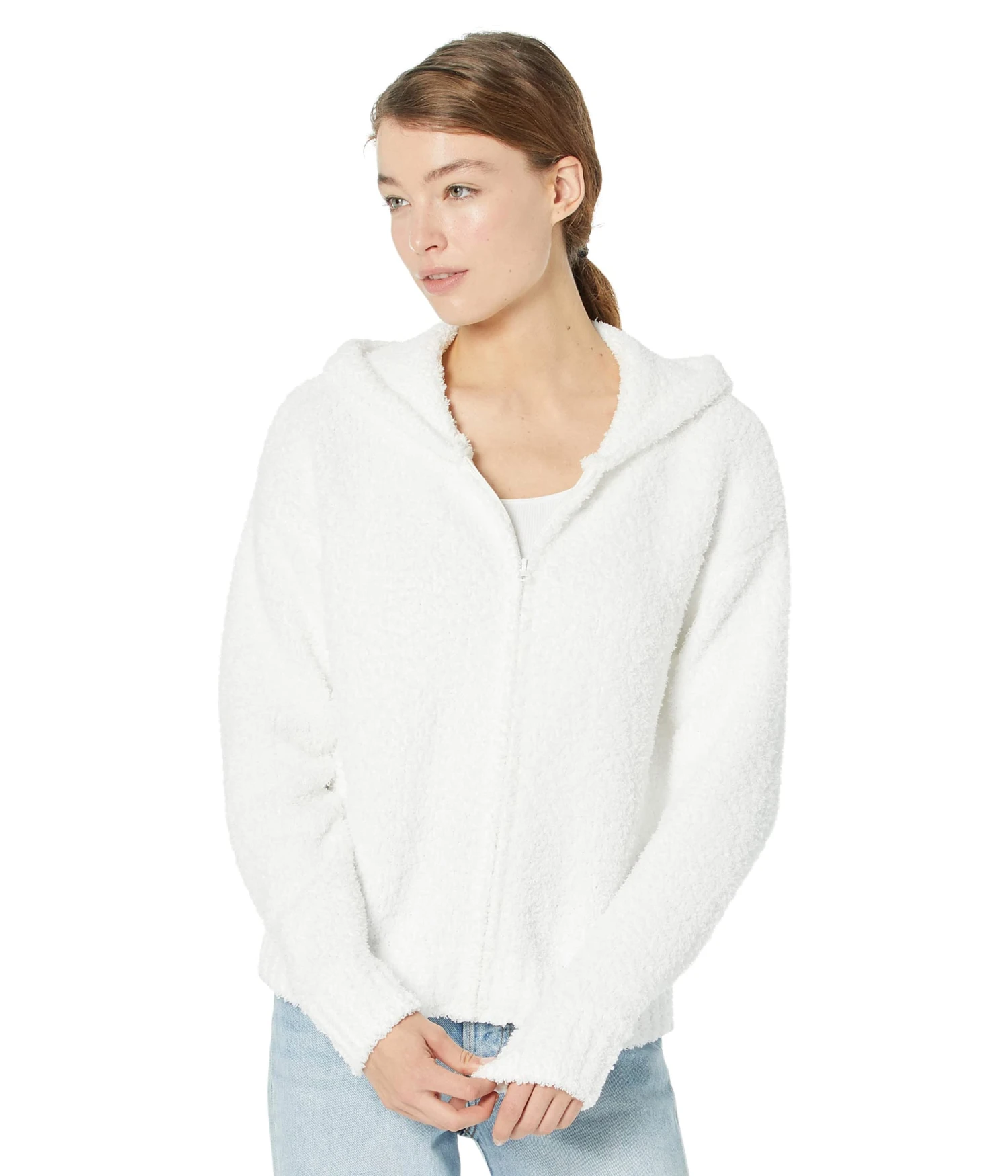 Bella Dahl Long Sleeve Zip Hoodie Sweater 1 Bella Dahl Long Sleeve Zip Hoodie Sweater