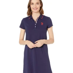 U.S. POLO ASSN. Solid Polo Dress