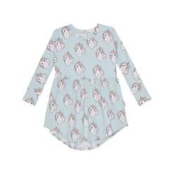 HUXBABY Fairy Unicorn Long Sleeve Swirl Dress (Infant/Toddler)
