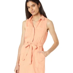 Bella Dahl Sleeveless Seamed Mini Dress