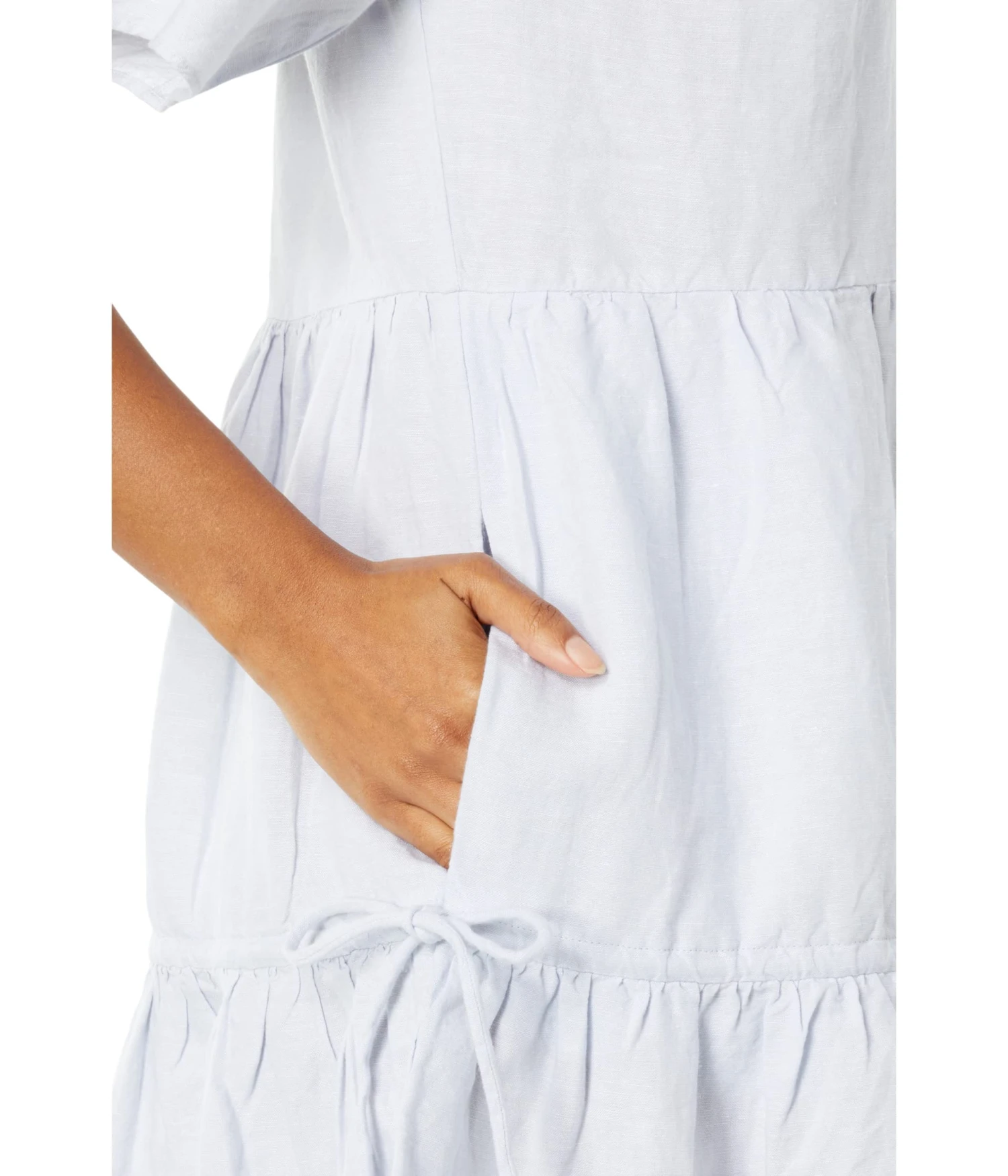Madewell Linen-Blend Lorelei Mini Dress 3 Madewell Linen-Blend Lorelei Mini Dress - Image 3