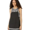 Lucky Brand Embroidered Sleeveless Dress