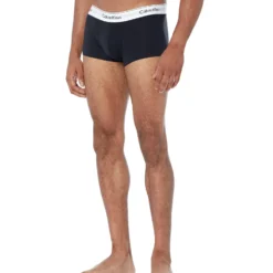 Calvin Klein Underwear Modern Cotton Stretch Naturals Low Rise Trunks 3-Pack