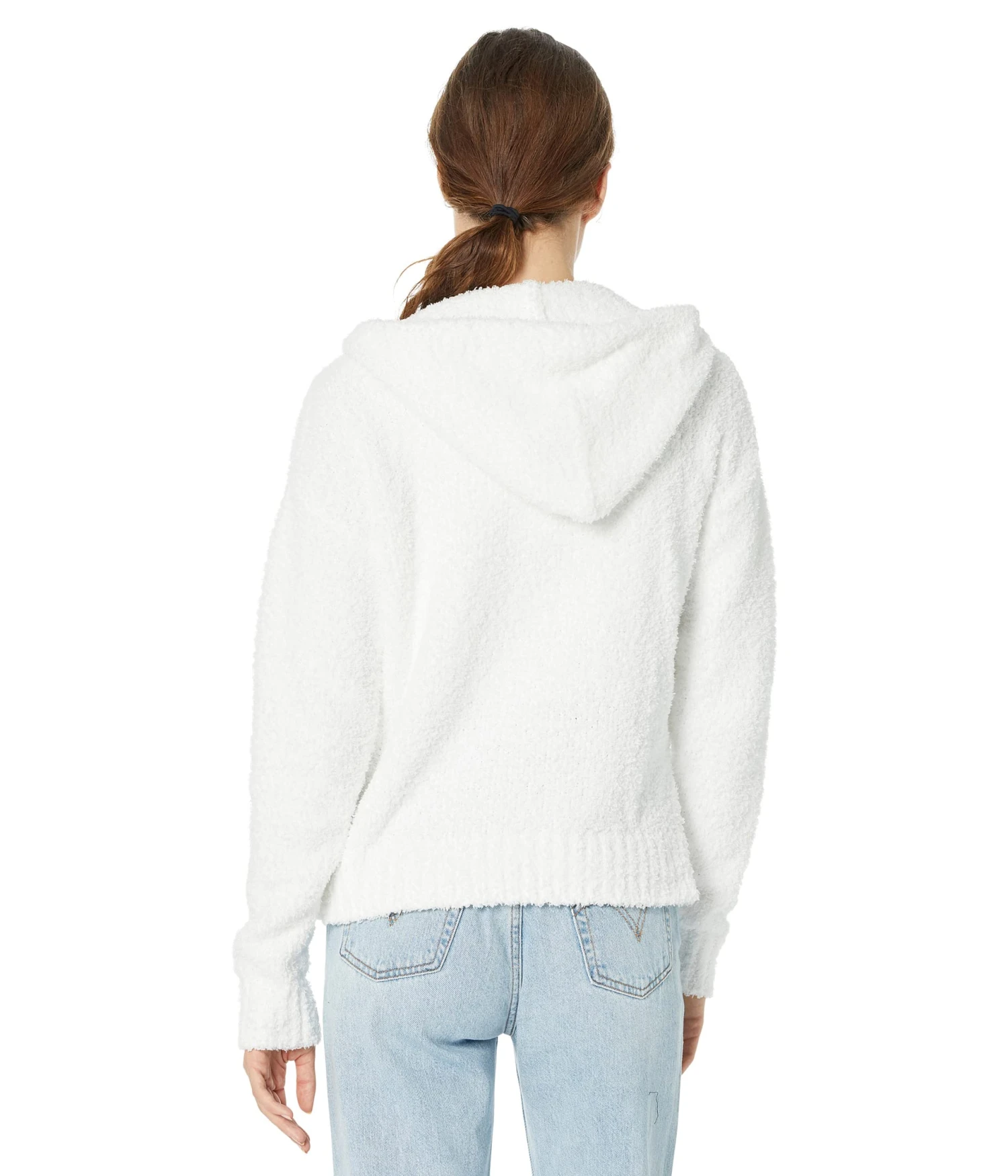 Bella Dahl Long Sleeve Zip Hoodie Sweater 2 Bella Dahl Long Sleeve Zip Hoodie Sweater - Image 2