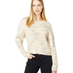 Lucky Brand Space Dye Boxy Sweater