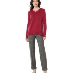 Lisette L Montreal Ellie Organic Cotton V-Neck Sweater -Cheap Styleocity Store 71UbgAj3yRL