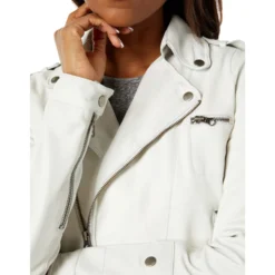 Jakett NEW YORK Josey Moto Jacket Washed Leather -Cheap Styleocity Store 71WBIFvGN7L