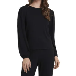 Vince Camuto Long Sleeve Knit Rib Pullover