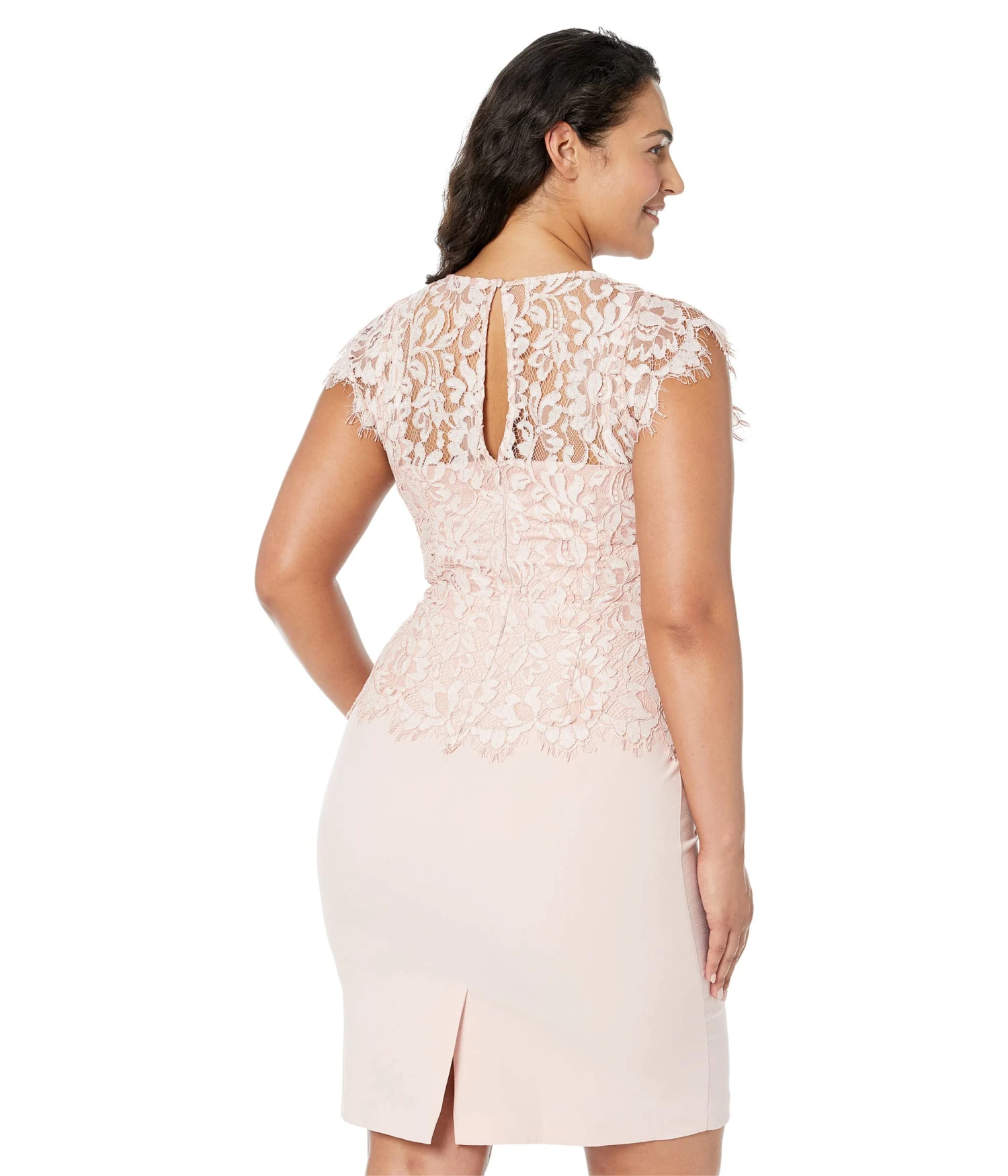 Vince Camuto Lace & Crepe Sheath Dress 2 Vince Camuto Lace & Crepe Sheath Dress - Image 2