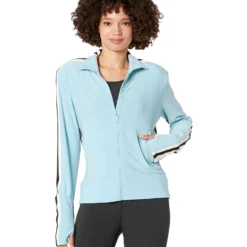 Norma Kamali Side Stripe Turtle Jacket