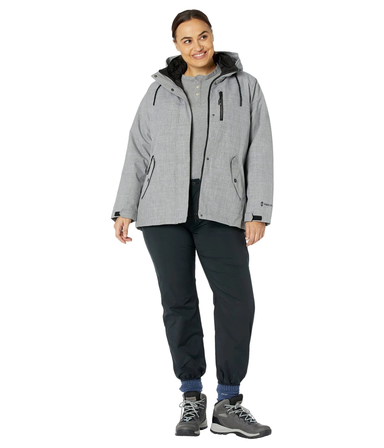 Free Country Plus Size Radiance Crosshatch System Jacket 5 Free Country Plus Size Radiance Crosshatch System Jacket - Image 5