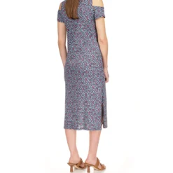 MICHAEL Michael Kors Palm Cold-Shoulder Midi Dress -Cheap Styleocity Store 71iB9jHI9JL