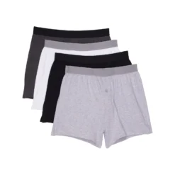 PACT Knit Boxers 4-Pack