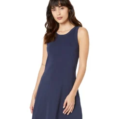 Michael Stars Eliza 1X1 Cotton Wide Binding Tank Dress