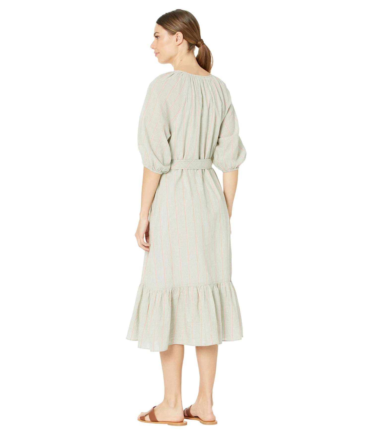 Lilla P Easy Elbow Sleeve Stripe Dress 2 Lilla P Easy Elbow Sleeve Stripe Dress - Image 2