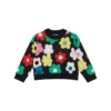 Stella McCartney Kids Flowers Intarsia Sweater (Toddler/Little Kids/Big Kids)