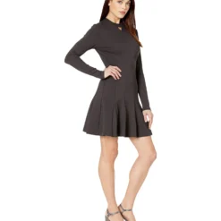 Nicole Miller Ponte Fit-and-Flare Dress -Cheap Styleocity Store 71x1VpHdzoL