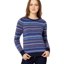 Draper James Fair Isle Crew Neck Sweater