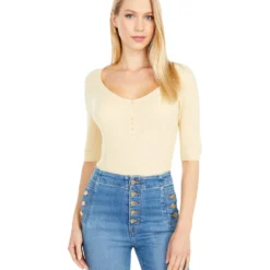 Vince Scoop Neck Henley