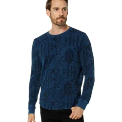Lucky Brand Printed Crew Neck Thermal