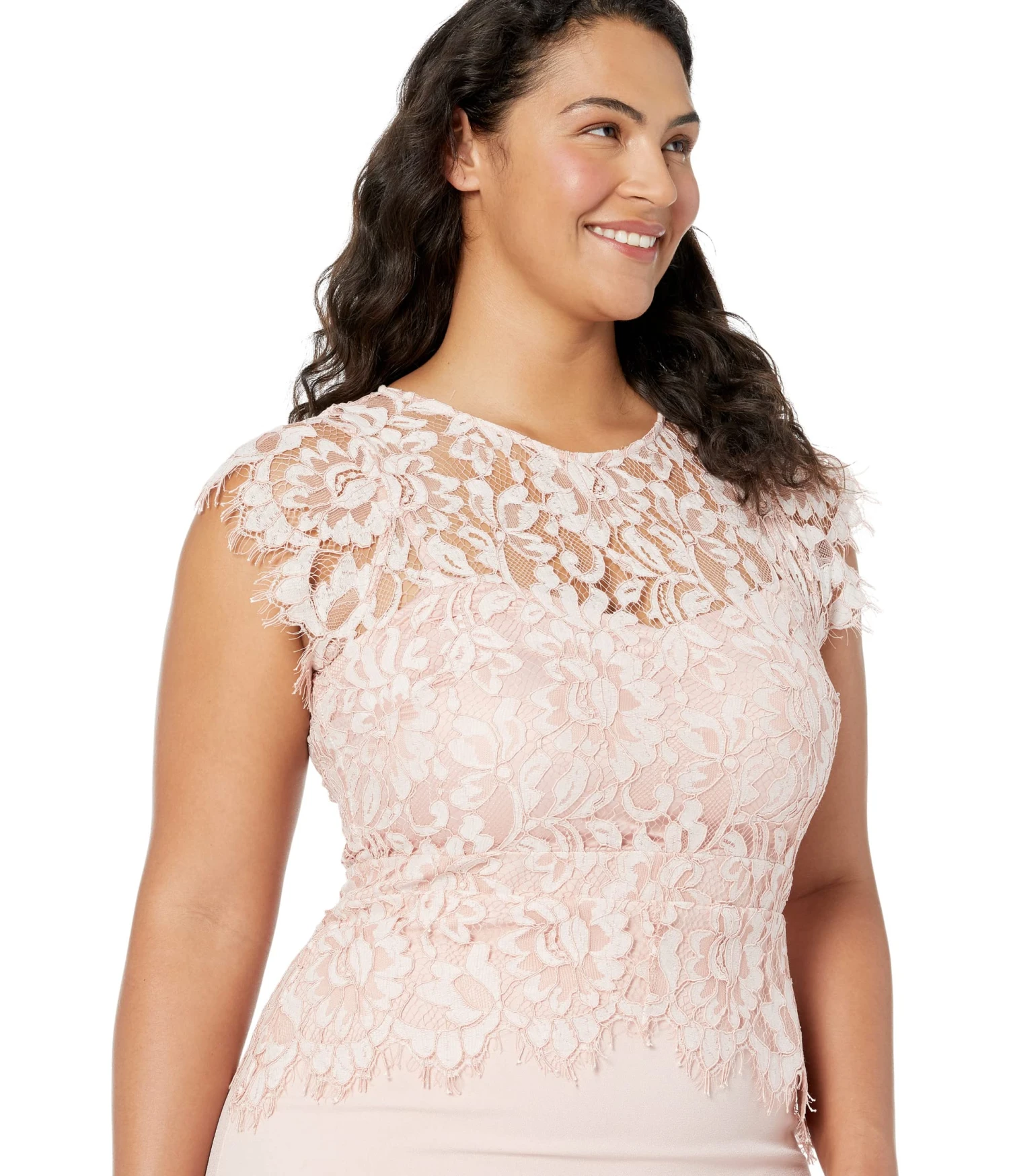Vince Camuto Lace & Crepe Sheath Dress 3 Vince Camuto Lace & Crepe Sheath Dress - Image 3