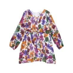 MILLY MINIS Liv Wildflower Garden Pleated Dress (Big Kids)