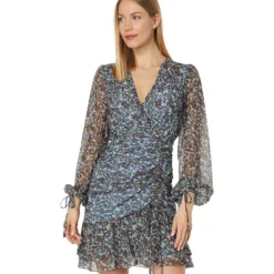 Ted Baker Cherela Printed Long Sleeve Mini Dress