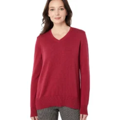 Lisette L Montreal Ellie Organic Cotton V-Neck Sweater